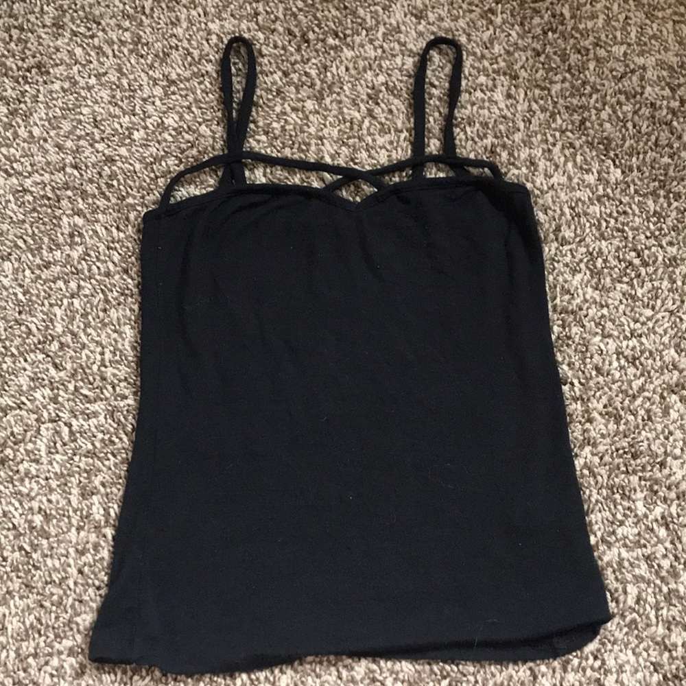 Criss cross tank top